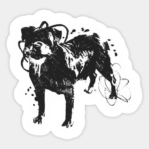 Rottweiler Sticker by RadRetro